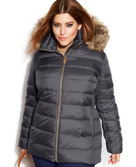 michael kors grey down puffer coat|michael kors puffer coat sale.